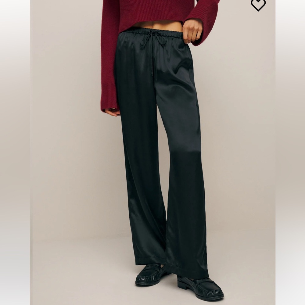 Reformation Olina Silk Pant